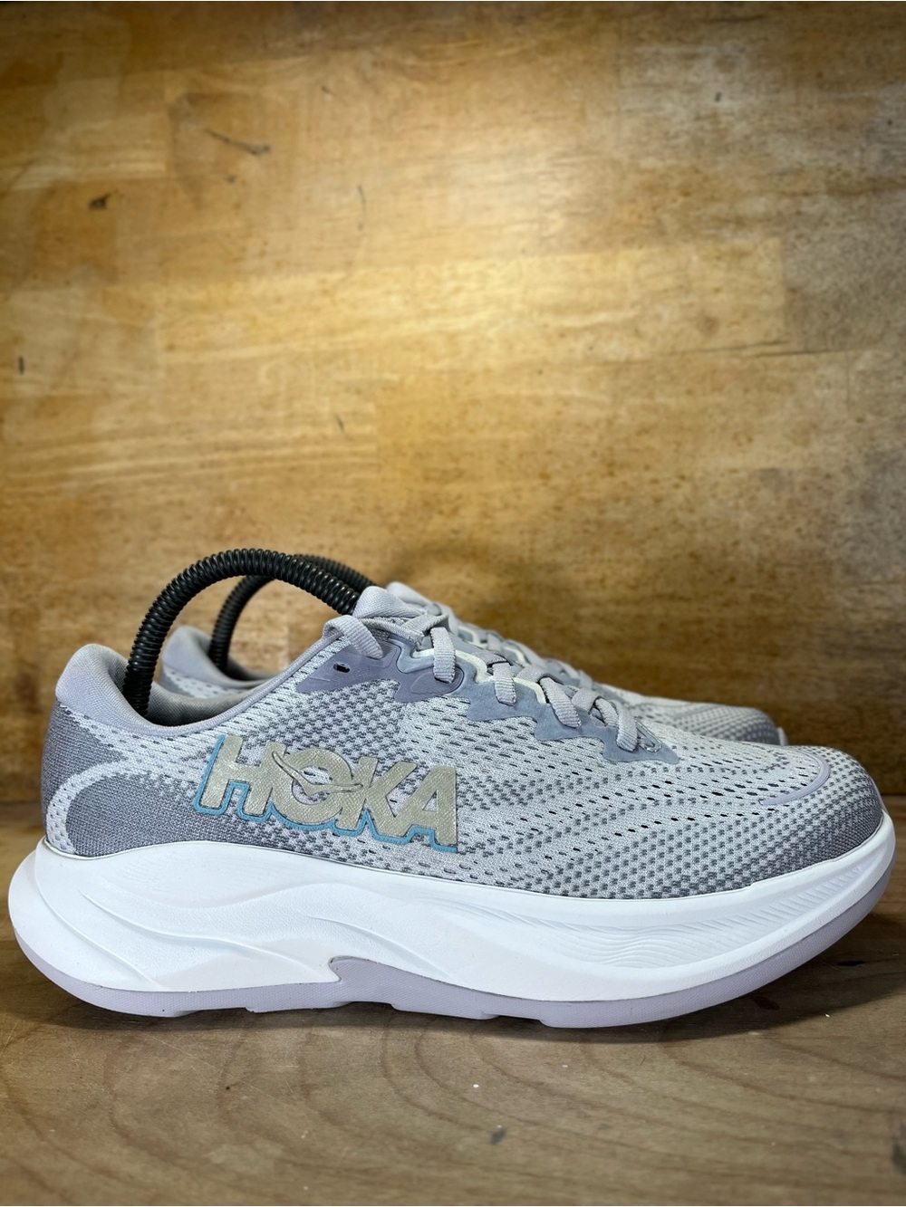 Hoka One One Rincon 4 Womens Size 8.5 Running Shoes Sneakers Gray Light Purple